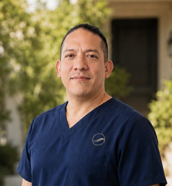 Cesar Castillo, BSN, RN, PHN, founder of Aura Concierge Wellness